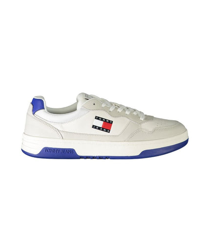 Tommy Hilfiger White Leather Men Sneaker