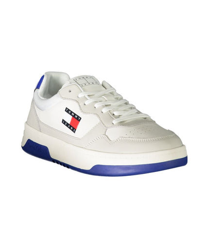 Tommy Hilfiger White Leather Men Sneaker