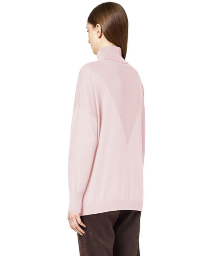 Alpha Studio Pink Silk Sweater