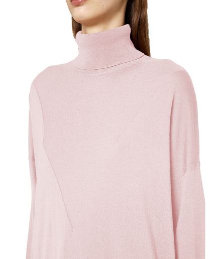 Alpha Studio Pink Silk Sweater