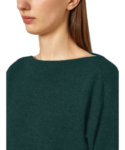 Alpha Studio Green Silk Sweater