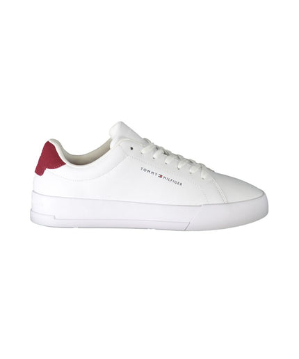 Tommy Hilfiger White Leather Men Sneaker