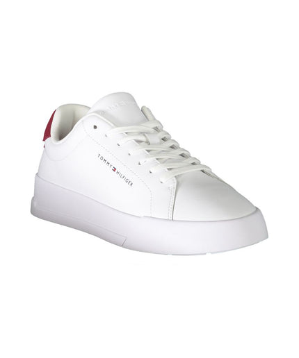 Tommy Hilfiger White Leather Men Sneaker