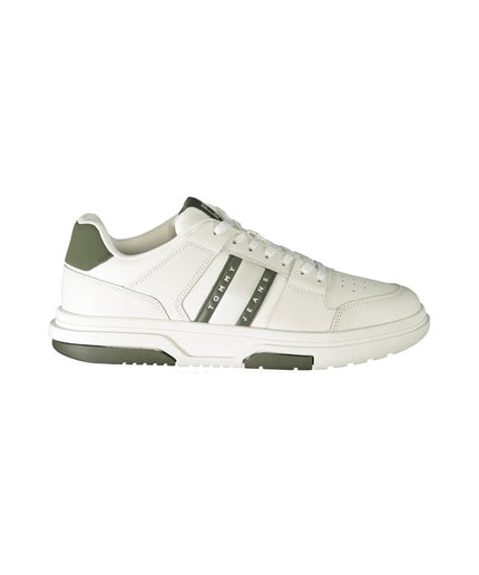 Tommy Hilfiger White Polyethylene Men Sneaker