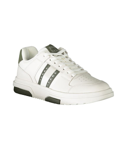 Tommy Hilfiger White Polyethylene Men Sneaker