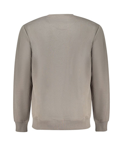 Lee Gray Cotton Men Sweater