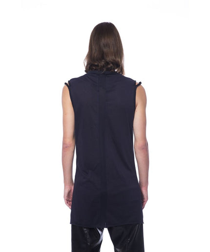 Nicolo Tonetto Black Cotton Men's Tank Top