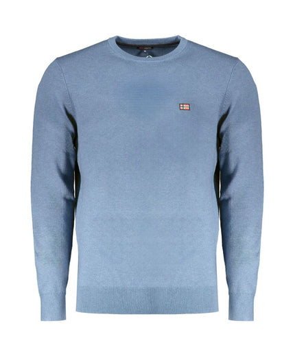 Norway 1963 Light Blue Wool Men Sweater