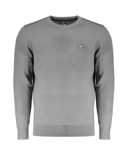 Norway 1963 Gray Wool Men Sweater