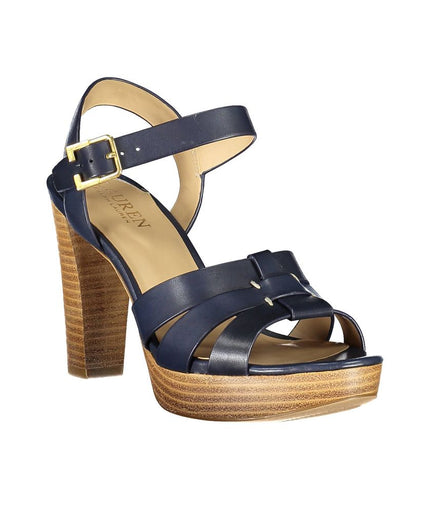 Ralph Lauren Blue Leather Sandal