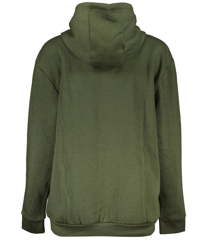 Cavalli Class Green Cotton Sweater