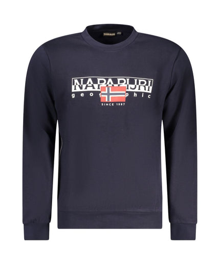 Napapijri Blue Cotton Sweater