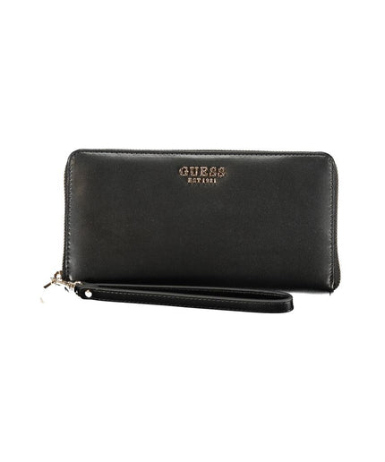 Guess Jeans Black Polyethylene Wallet