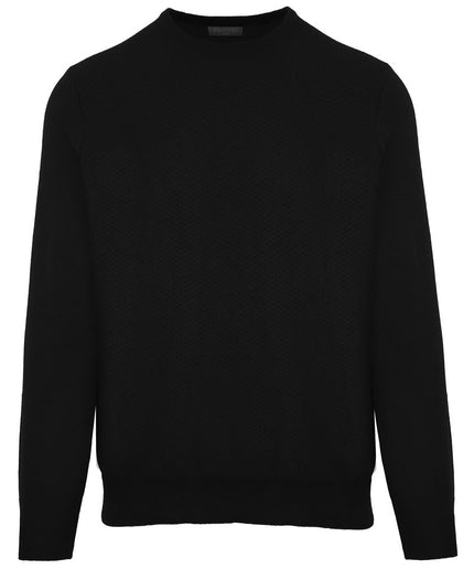 Malo Black Wool Sweater