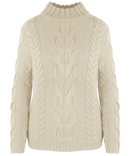 Malo Beige Wool Women Sweater