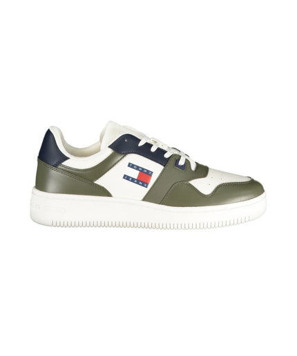 Tommy Hilfiger Green Polyester Sneaker