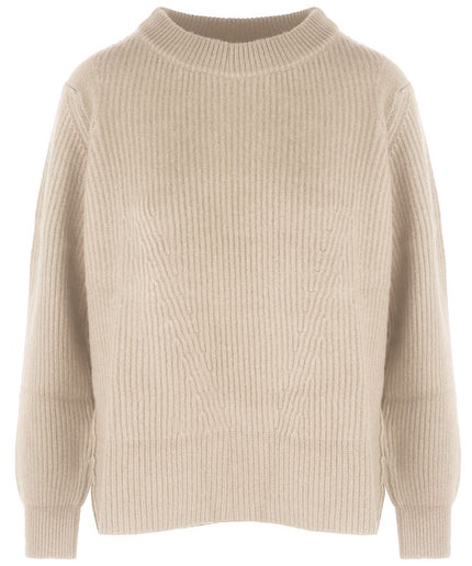 Malo Beige Cashmere Women Sweater