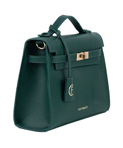 CRISTINAEFFE Green Artificial Leather Women Crossbody Bag