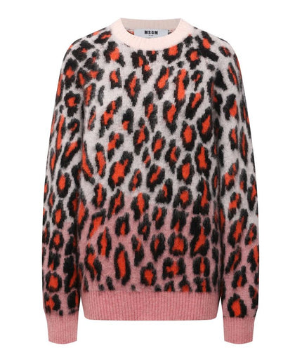 MSGM Multicolor Cotton Sweater