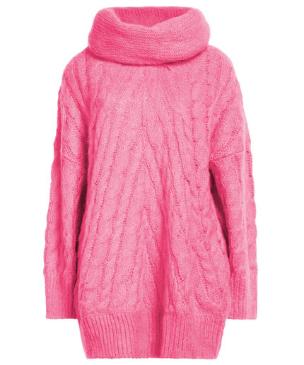 MSGM Pink Acrylic Sweater