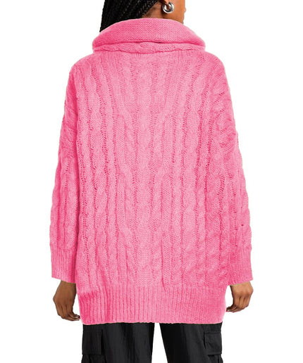 MSGM Pink Acrylic Sweater