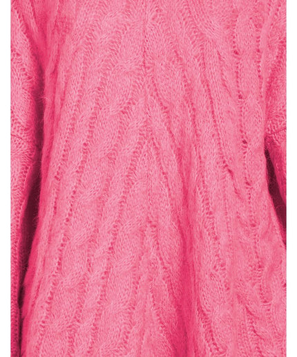 MSGM Pink Acrylic Sweater