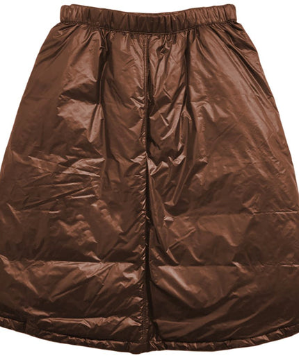 Jil Sander Brown Nylon Skirt