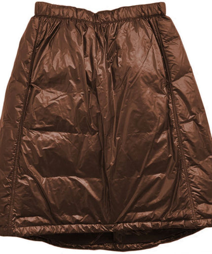 Jil Sander Brown Nylon Skirt