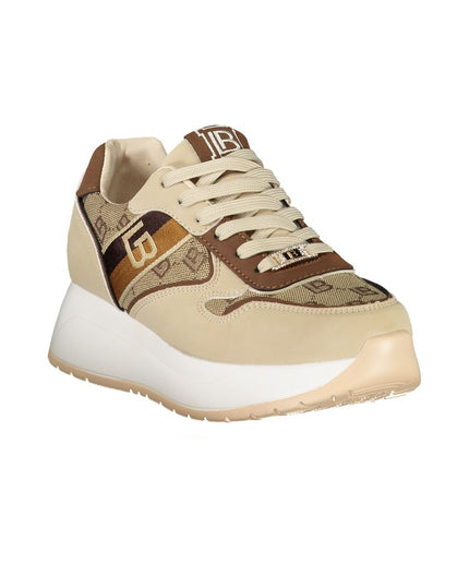 Laura Biagiotti Beige Polyester Sneaker