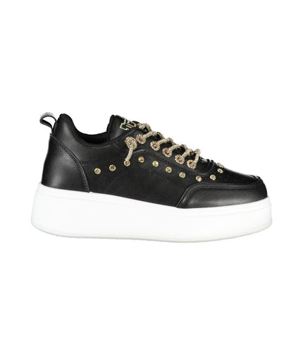 Laura Biagiotti Black Polyester Sneaker