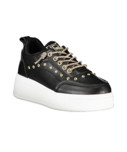 Laura Biagiotti Black Polyester Sneaker