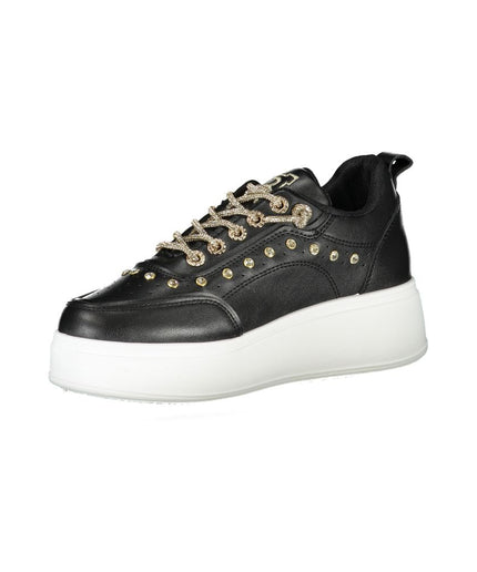 Laura Biagiotti Black Polyester Sneaker