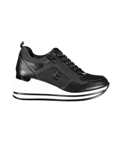 Laura Biagiotti Black Polyester Sneaker