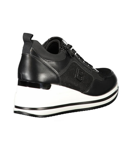 Laura Biagiotti Black Polyester Sneaker