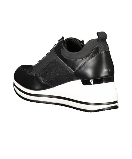 Laura Biagiotti Black Polyester Sneaker