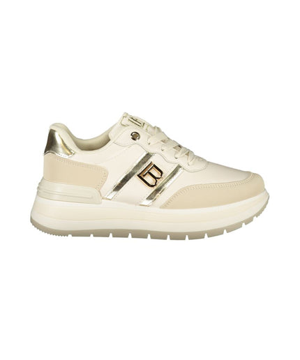 Laura Biagiotti Beige Polyester Sneaker