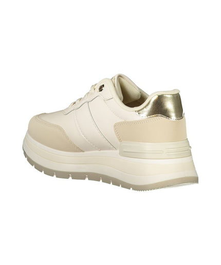 Laura Biagiotti Beige Polyester Sneaker