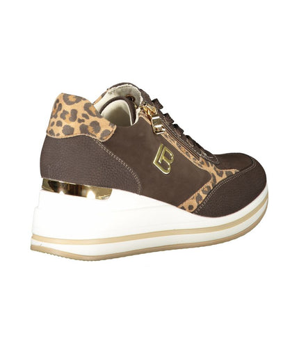 Laura Biagiotti Brown Polyester Sneaker