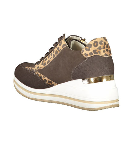 Laura Biagiotti Brown Polyester Sneaker