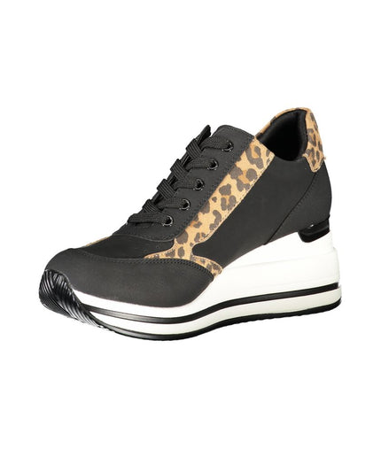 Laura Biagiotti Black Polyester Sneaker