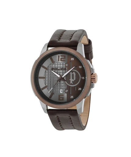 Police Brown Leather Watch