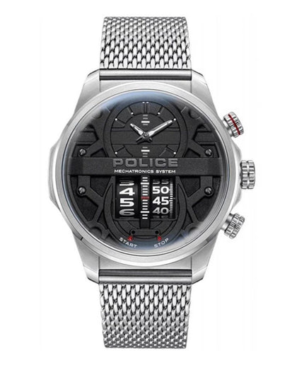 Police Gray Stainless Steel Watch