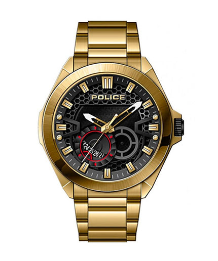 Police Gold Stainless Steel Watch