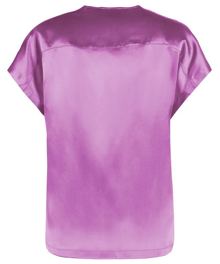 PINKO Purple Silk Sweater