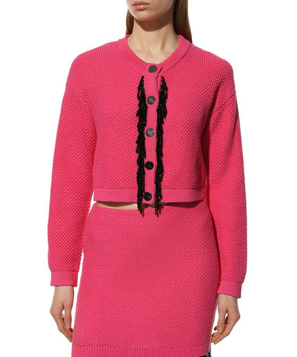 PINKO Fuchsia Cotton Sweater