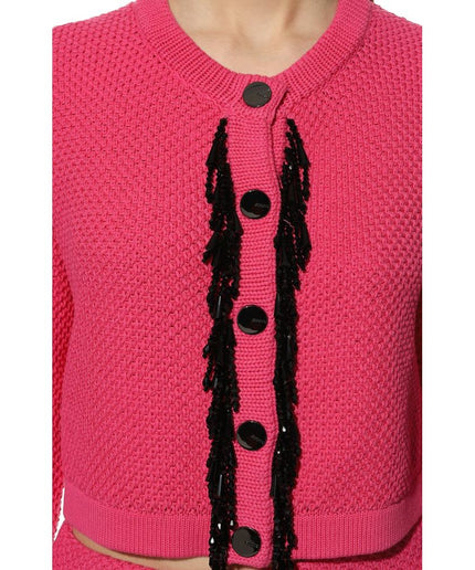 PINKO Fuchsia Cotton Sweater