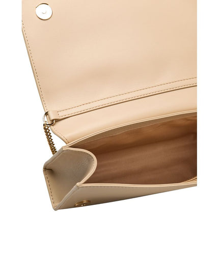 Love Moschino Beige Polyethylene Women Crossbody Bag