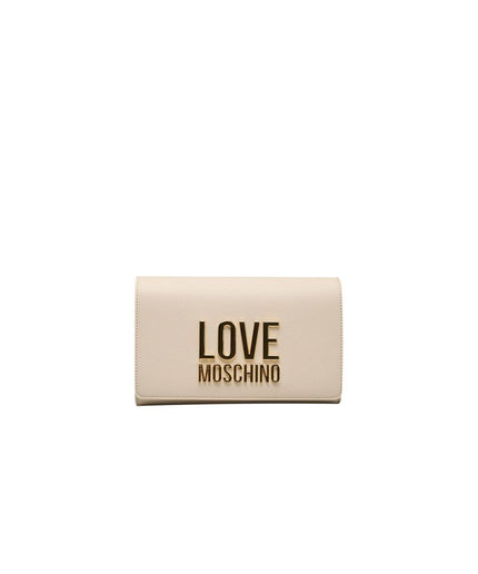 Love Moschino Beige Polyethylene Women Crossbody