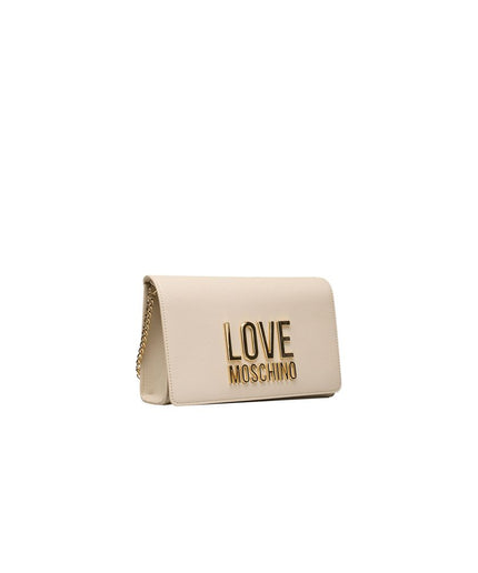 Love Moschino Beige Polyethylene Women Crossbody