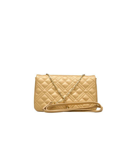 Love Moschino Gold Polyethylene Women Crossbody Bag